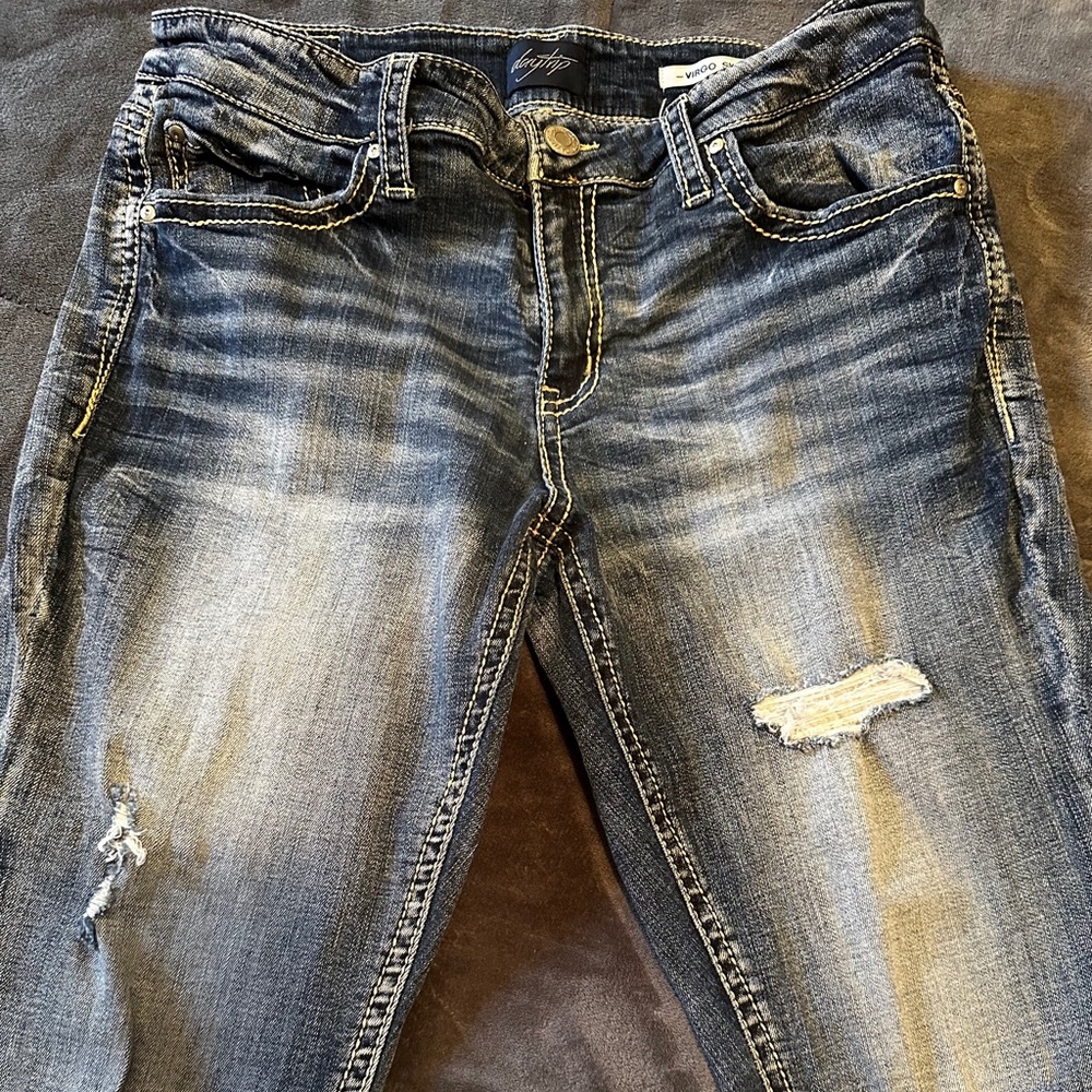 Daytrip Women's Skinny Jeans - Faded Blue
